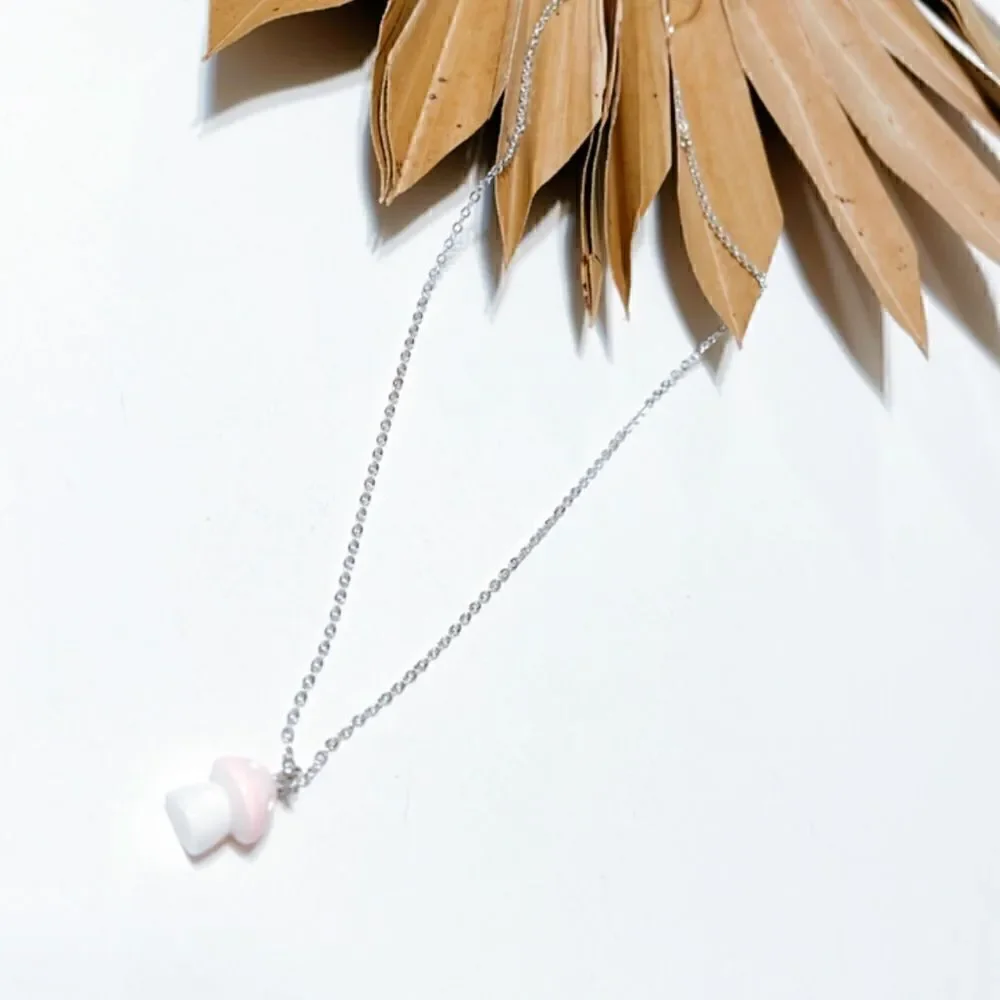 mushroom necklace